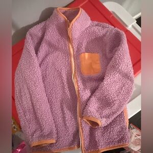 Cat & Jack Purple and Orange Kids Puffer Jacket